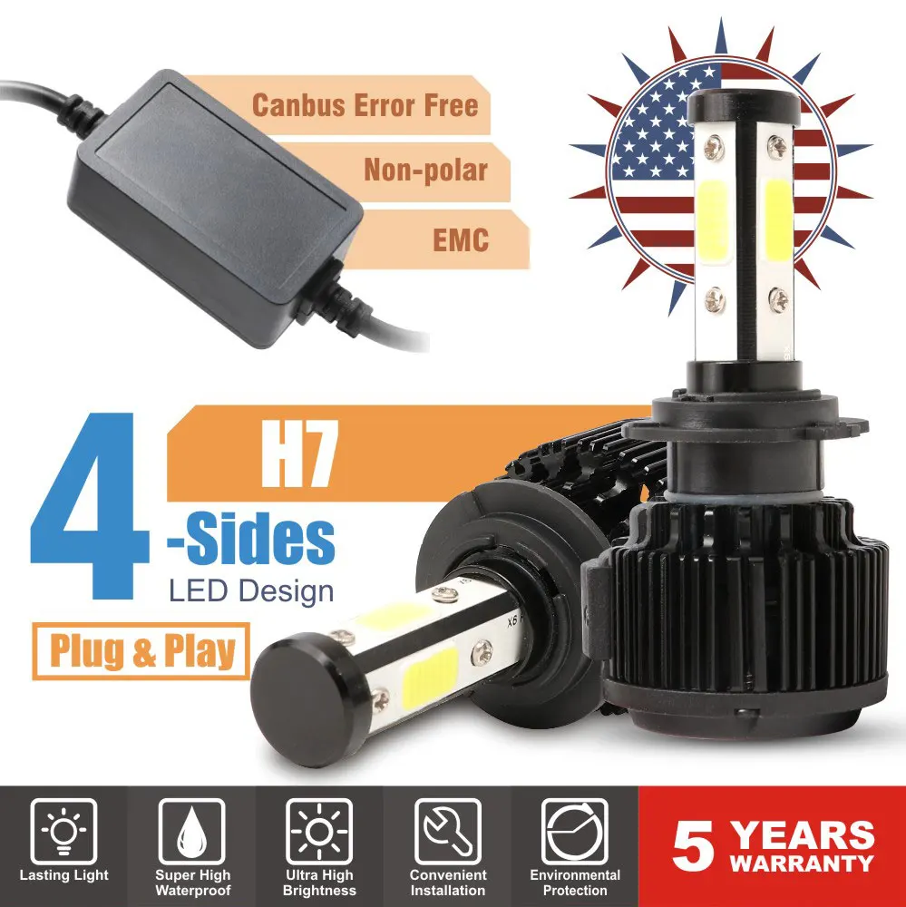 Car Light LED H7 H4 H8 H9 H11 9005 HB3 9006 HB4 9012 9003 9004 9007 5202 H13 LED Headlight 6500K 20000LM 100W 9V 12V 24V Lamp
Car Light LED H7 H4 H8 H9 H11 9005 HB3 9006 HB4 9012 9003 9004 9007 5202 H13 LED Headlight 6500K 20000LM 100W 9V 12V 24V Lamp