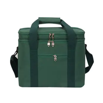 Lunch Bag Double Layer Waterproof Cooler Insulated Thermal Zipper Picnic Box Ice Bag Container Handbags With Shoulder Strap
Lunch Bag Double Layer Waterproof Cooler Insulated Thermal Zipper Picnic Box Ice Bag Container Handbags With Shoulder Strap