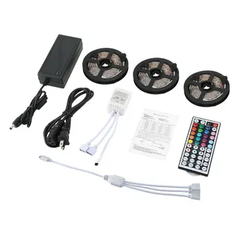 1 set LED strip light 450 light 15m 5050 RGB light with color changing rope light flexible belt light kit
1 set LED strip light 450 light 15m 5050 RGB light with color changing rope light flexible belt light kit