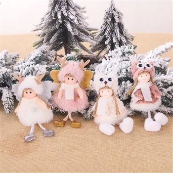 Christmas Tree Ornaments Pendant Angel Antlers Doll Christmas Decoration Navidad Noel Christmas Gift 2021 New Year Natale Xmas
Christmas Tree Ornaments Pendant Angel Antlers Doll Christmas Decoration Navidad Noel Christmas Gift 2021 New Year Natale Xmas