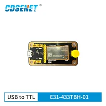 CDSENET USB to TTL Test Board AX5243 30dBm 433MHz FEC IoT Wireless Transceiver Module E31-433TBH-01 CE
CDSENET USB to TTL Test Board AX5243 30dBm 433MHz FEC IoT Wireless Transceiver Module E31-433TBH-01 CE