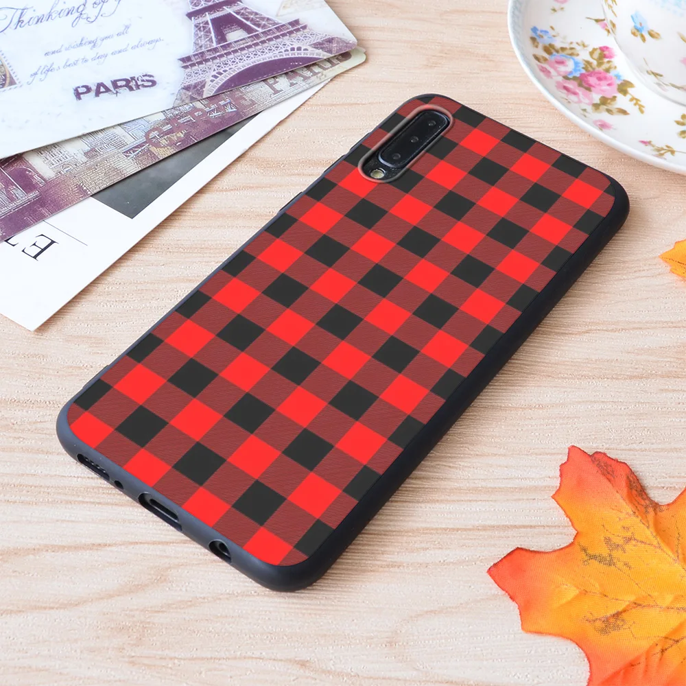Classic Dark Red and Black Lumberjack Buffalo Plaid Fabric Print Soft Silicone Matt Case For Samsung Galaxy S Note and Galaxy A
Classic Dark Red and Black Lumberjack Buffalo Plaid Fabric Print Soft Silicone Matt Case For Samsung Galaxy S Note and Galaxy A