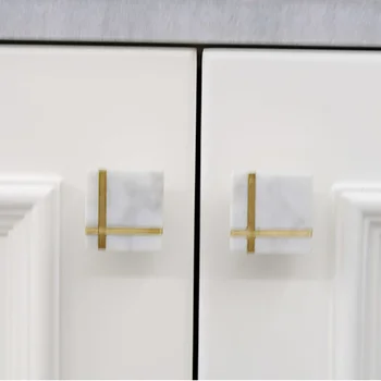 Furniture Handles Knobs Natural Marble and Brass Metal Drawer Handle Use Cabinet Pull Knob for Kitchen Cabinet Vanity Toilet
Furniture Handles Knobs Natural Marble and Brass Metal Drawer Handle Use Cabinet Pull Knob for Kitchen Cabinet Vanity Toilet