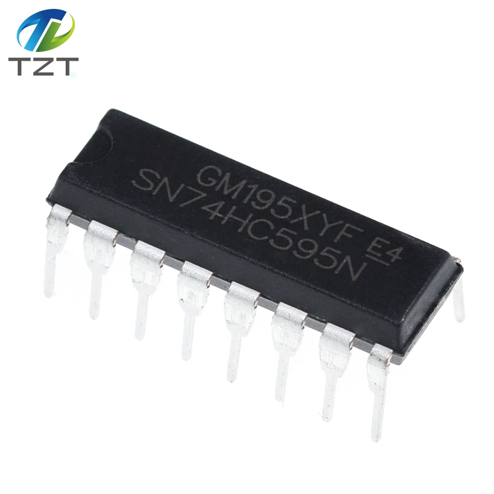 10X 74HC595 74HC595N SN74HC595N Integrated Circuit IC DIP-16`S*EC AE