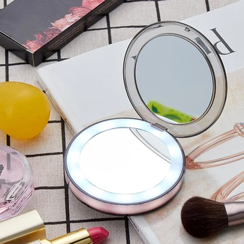 Newly LED Lighted Mini Makeup Mirror 3X Magnifying Compact Travel Portable Sensing Lighting Makeup Mirror CLA88
Newly LED Lighted Mini Makeup Mirror 3X Magnifying Compact Travel Portable Sensing Lighting Makeup Mirror CLA88