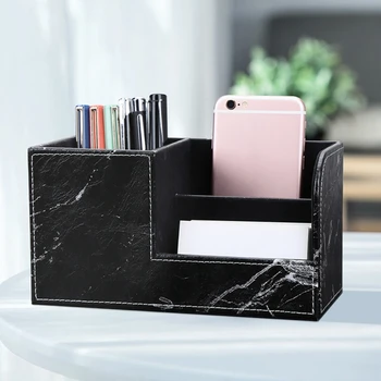 Black Marble Leather Desk Stationery Organizer Pen Pencil Holder Remote Control 77HA
Black Marble Leather Desk Stationery Organizer Pen Pencil Holder Remote Control 77HA