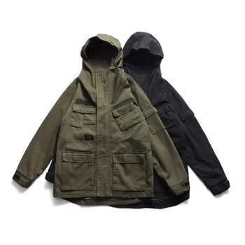 Wu Airlines 2020 New Style Popular Brand Hooded American-Style Tooling Jacket Men Solid Color Loose Tops INS Handsome Coat 
Wu Airlines 2020 New Style Popular Brand Hooded American-Style Tooling Jacket Men Solid Color Loose Tops INS Handsome Coat