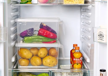 HKML Kitchen Makeup Organizer Storage Box Refrigerator Organizer Boxes Transparent PP Food Storage Box Sealed Plastic Container
HKML Kitchen Makeup Organizer Storage Box Refrigerator Organizer Boxes Transparent PP Food Storage Box Sealed Plastic Container