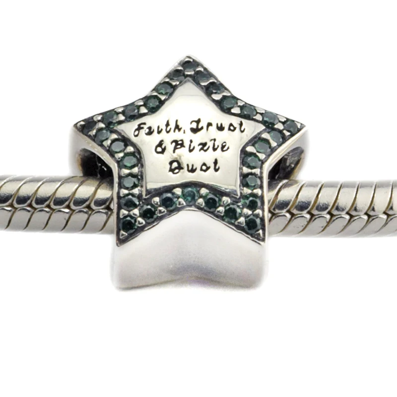 Popular Beads For Jewelry Making Tinker Bell Star Charm Fits Beaded Chains Bracelets For Woman DIY Sterling Silver Jewelry
Popular Beads For Jewelry Making Tinker Bell Star Charm Fits Beaded Chains Bracelets For Woman DIY Sterling Silver Jewelry