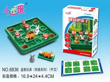 Little Baby Jump Bar Rabbit Children's Puzzle Toy Hand-on Brain Logic Spatial Thinking Reasoning Parent-Child Game
Little Baby Jump Bar Rabbit Children's Puzzle Toy Hand-on Brain Logic Spatial Thinking Reasoning Parent-Child Game