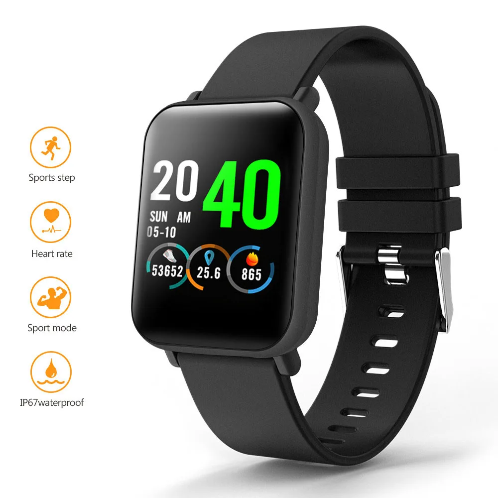 R6 Smart Wristband Sports Fitness Tracker Watch Heart Rate Monitoring Smartband Men Woman Smart Bracelet IP67 Waterproof
R6 Smart Wristband Sports Fitness Tracker Watch Heart Rate Monitoring Smartband Men Woman Smart Bracelet IP67 Waterproof