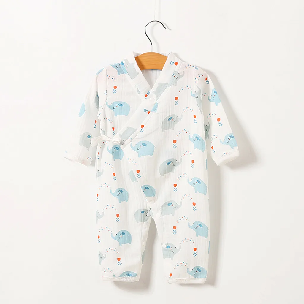 Комбинезон для новорожденных комбинезон с цветочным рисунком кимоно | Мать и