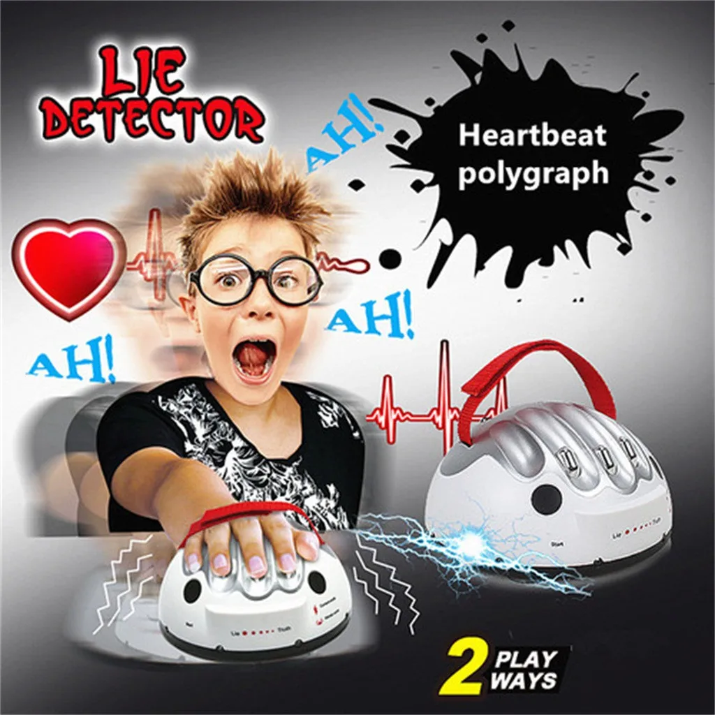 Фото Interesting Liar Detector Game Test Machine Polygraph Toys Electric Shock Truth Dare For Party Analyzer Consoles Gifts | Игрушки и хобби