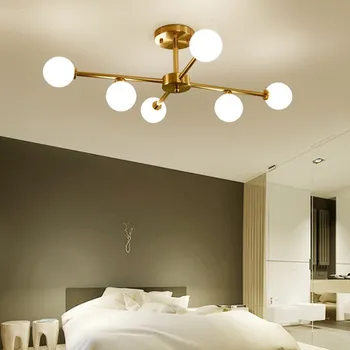 lamparas de techo Ceiling LED Lamps for Living Room Glass Lampshade Bedroom Hanging Lamp G9 LED Light Chandelier Lighting 
lamparas de techo Ceiling LED Lamps for Living Room Glass Lampshade Bedroom Hanging Lamp G9 LED Light Chandelier Lighting