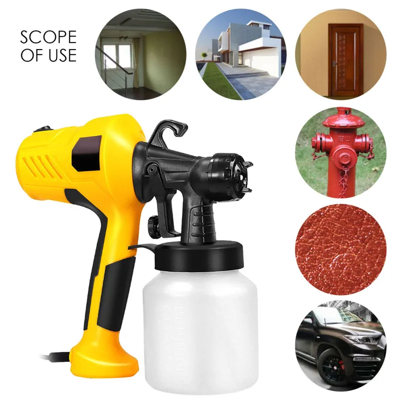 650W Electric Removable Spray Gun High Pressure Home Latex Paint Tool Sprayer Nozzle Cordless Flow Control Spraying Airbrush
650W Electric Removable Spray Gun High Pressure Home Latex Paint Tool Sprayer Nozzle Cordless Flow Control Spraying Airbrush