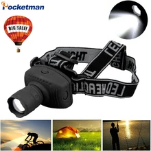 6000 Lumens LED Headlight Powerful Flashlight Frontal Lantern Zoomable Headlamp Torch Light To Bike For Camping Hunting Fishing
6000 Lumens LED Headlight Powerful Flashlight Frontal Lantern Zoomable Headlamp Torch Light To Bike For Camping Hunting Fishing