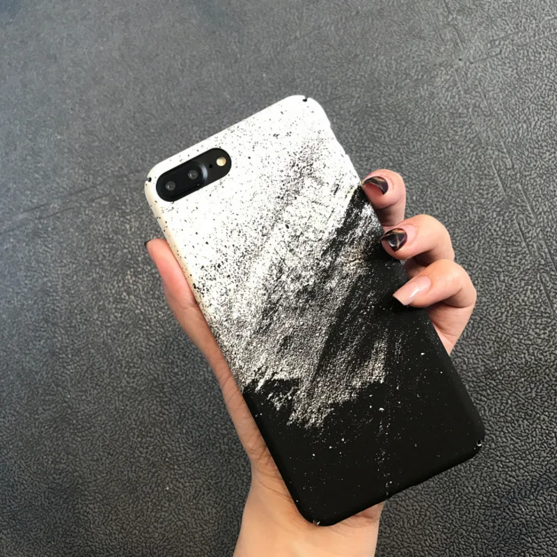 Black and white sand painting mobile phone case for iPhone11 X XS XR XSMax 8 76S PluS hard shell anti-fall protection back cover
Black and white sand painting mobile phone case for iPhone11 X XS XR XSMax 8 76S PluS hard shell anti-fall protection back cover
