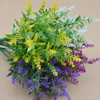 7Pcs Artificial Lavender Flower Simulation Plastic white purple pink orange color lavender for Home Party Wall Decorations
7Pcs Artificial Lavender Flower Simulation Plastic white purple pink orange color lavender for Home Party Wall Decorations
