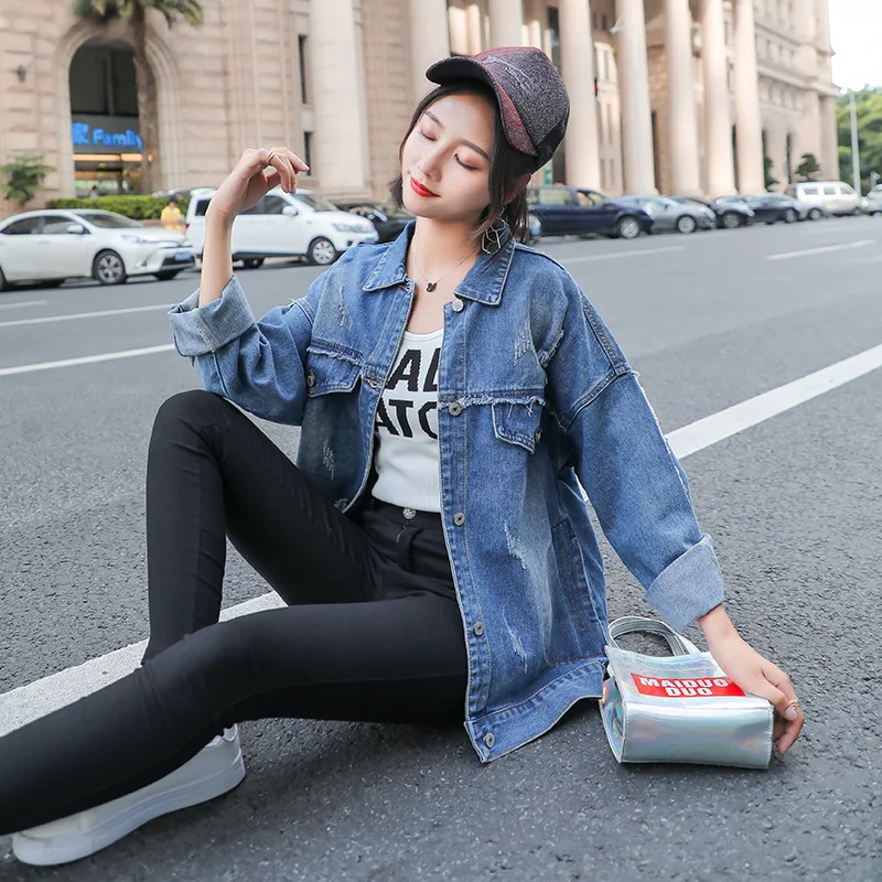 2019 Autumn And Winter New Style Large Size Dress Fat Mm Rabbit Sequins Decals Jeans Coat Slimming by Age Denim Jacket
2019 Autumn And Winter New Style Large Size Dress Fat Mm Rabbit Sequins Decals Jeans Coat Slimming by Age Denim Jacket