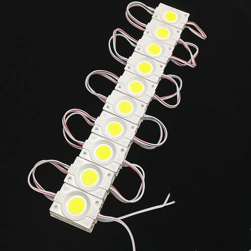 100Pcs 2.4W Ultra Bright COB LED Module light Strip Light Lamp Bead Chip diy DC 12V lighting Waterproof Store Front Light
100Pcs 2.4W Ultra Bright COB LED Module light Strip Light Lamp Bead Chip diy DC 12V lighting Waterproof Store Front Light