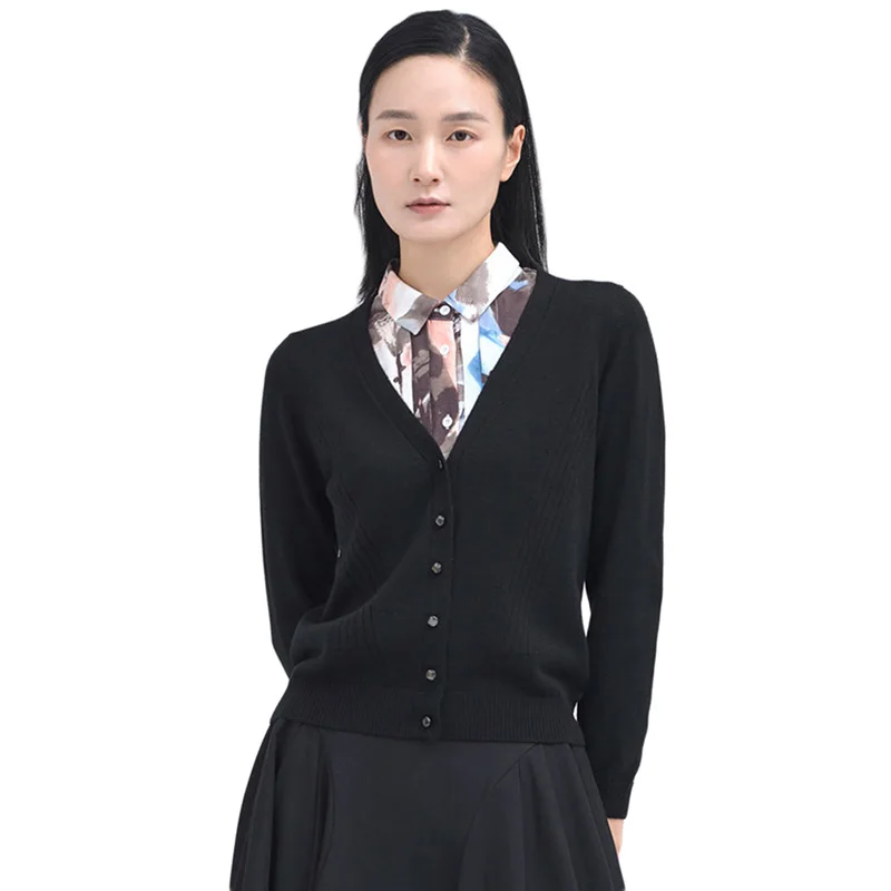 Female Autumn Cardigan Office Lady Knitted Single Breasted Wool Slim Long Sleeve Solid Sweater Cardigans
Female Autumn Cardigan Office Lady Knitted Single Breasted Wool Slim Long Sleeve Solid Sweater Cardigans