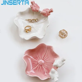 JINSERTA Ceramic Storage Tray Jewelry Display Plate Necklace Rings Earrings Cosmetic Organizer Bird Home Desktop Sundries Tray
JINSERTA Ceramic Storage Tray Jewelry Display Plate Necklace Rings Earrings Cosmetic Organizer Bird Home Desktop Sundries Tray