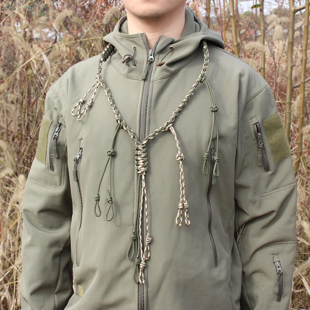 Outdoor Hunting Collar Hunting Hunting Supplies Umbrella Rope Braided Collar Multifunctional Wild Bird Whistle Sling Fluorescent
Outdoor Hunting Collar Hunting Hunting Supplies Umbrella Rope Braided Collar Multifunctional Wild Bird Whistle Sling Fluorescent
