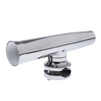 Tournament Style Clamp on Fishing Rod Holder for Rails 1 to 1-3/4 inch, Stainless Steel
Tournament Style Clamp on Fishing Rod Holder for Rails 1 to 1-3/4 inch, Stainless Steel