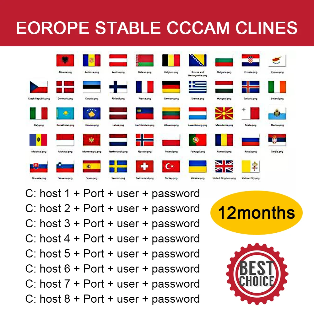 Spain 12months Cccam Server stable in Spain 3/4/5/6/7/8 Lines supcam Cline Reseller Panel free test
Spain 12months Cccam Server stable in Spain 3/4/5/6/7/8 Lines supcam Cline Reseller Panel free test