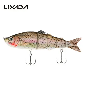 Lixada Multi-jointed 5-segement Swimbait Hard Bass Bait 22cm 25cm Lifelike Fishing Lure Fishing Tackle
Lixada Multi-jointed 5-segement Swimbait Hard Bass Bait 22cm 25cm Lifelike Fishing Lure Fishing Tackle