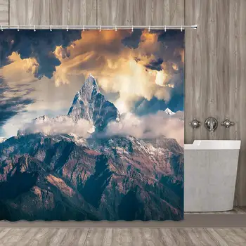 Alpine Scenery Shower Curtain, Sunset French Sky Mountain and Clouds, Upgraded Waterproof Fabric Bath Decoration, 70 Inch 70
Alpine Scenery Shower Curtain, Sunset French Sky Mountain and Clouds, Upgraded Waterproof Fabric Bath Decoration, 70 Inch 70