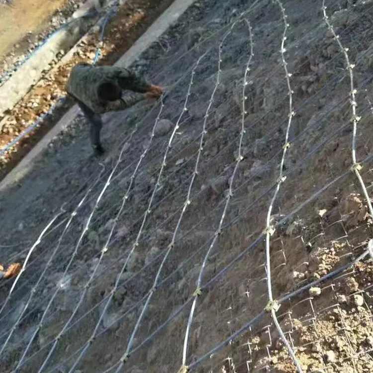 Manufacturers Production GPS-Shaped Flexible Active Slope Protect Rhombus Wire Rope Net Highway Railway Subgrade Protection
Manufacturers Production GPS-Shaped Flexible Active Slope Protect Rhombus Wire Rope Net Highway Railway Subgrade Protection
