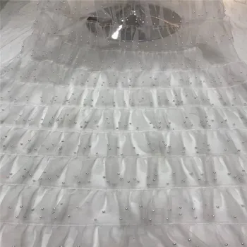 Newest Embroidery Lace Tulle Lace Fabric 2019 High Quality French Net Lace Fabric With Beads 5 Yards For Wedding Dresses fj82-94
Newest Embroidery Lace Tulle Lace Fabric 2019 High Quality French Net Lace Fabric With Beads 5 Yards For Wedding Dresses fj82-94