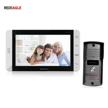 REDEAGLE Home Color Video Door Phone Intercom 7 inch TFT Touch Button Monitor 940nm IR Camera Apartment Security Access system
REDEAGLE Home Color Video Door Phone Intercom 7 inch TFT Touch Button Monitor 940nm IR Camera Apartment Security Access system