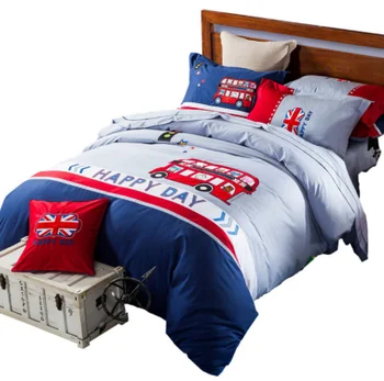 kids Bus Percale Bedding Cotton Cartoon Four Piece Set
kids Bus Percale Bedding Cotton Cartoon Four Piece Set