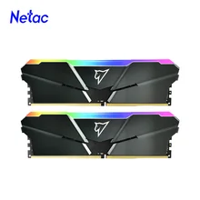 Netac Ram Memory DDR4 RGB ddr4 8GB 16GB 3200mhz 3600mhz Ram Memoria DDR4 Heat sink UDIMM Dual Channel for Motherboard Intel AMD Netac Ram Memory DDR4 RGB ddr4 8GB 16GB 3200mhz 3600mhz Ram Memoria DDR4 Heat sink UDIMM Dual Channel for Motherboard Intel AMD