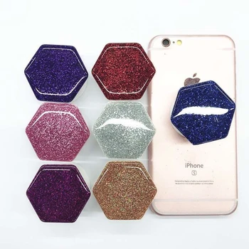 50pcs Hexagon Glitter epoxy glue material mobile phone folding stretch air bag bracket finger ring Phone Holder Balloon support
50pcs Hexagon Glitter epoxy glue material mobile phone folding stretch air bag bracket finger ring Phone Holder Balloon support