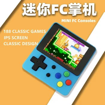 2.4'' IPS Screen Retro Portable 8Bit TV Family AV Output 128M Handheld Video Game Console Players Built-in 188 Classic F/C Games
2.4'' IPS Screen Retro Portable 8Bit TV Family AV Output 128M Handheld Video Game Console Players Built-in 188 Classic F/C Games