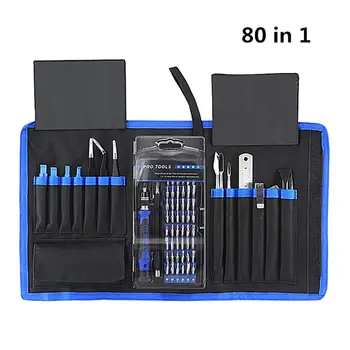 80Pcs Multifunctional Precision Screwdrivers Bit Magnetic Driver Electronics Repair Kit Phone Computer Disassembly Tool
80Pcs Multifunctional Precision Screwdrivers Bit Magnetic Driver Electronics Repair Kit Phone Computer Disassembly Tool