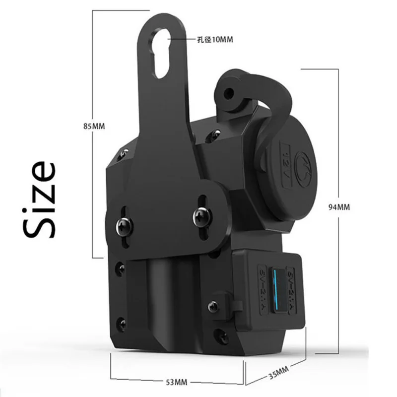 Kit Motorcycle Charger Cigarette Dustproof Accessories Replacement Plastic+Metal Socket USB Voltmeter
Kit Motorcycle Charger Cigarette Dustproof Accessories Replacement Plastic+Metal Socket USB Voltmeter