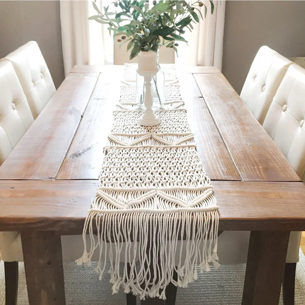 Macrame Table Runner With Tassels Bohemian Woven Table Runner Wedding Decoration Handmade Macrame Table Runner Home Decor
Macrame Table Runner With Tassels Bohemian Woven Table Runner Wedding Decoration Handmade Macrame Table Runner Home Decor