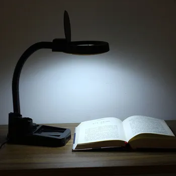 LED Desk Lamp Magnifier EU Plug 220V Crafts Glass Lens Light 5X 10X Magnifying Desktop Loupe Repairing Tools with 36 LEDs
LED Desk Lamp Magnifier EU Plug 220V Crafts Glass Lens Light 5X 10X Magnifying Desktop Loupe Repairing Tools with 36 LEDs