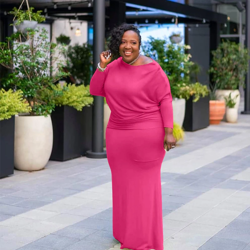 Dress Plus Size Women Clothing Casual Stretchy Long Sleeve Maxi Dress Fall Solid Long Sleeve Dress Wholesale Dropshipping
Dress Plus Size Women Clothing Casual Stretchy Long Sleeve Maxi Dress Fall Solid Long Sleeve Dress Wholesale Dropshipping