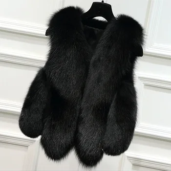 European station autumn and winter new water drop vest fox hair imitation fur vest short coat lady body
European station autumn and winter new water drop vest fox hair imitation fur vest short coat lady body