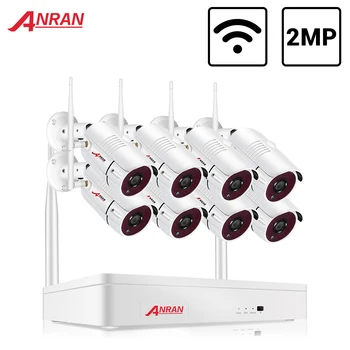ANRAN 2MP Security Camera Set Video Surveillance Kit Wireless CCTV Wireless System NVR Kit Outdoor IP66 Waterproof Night Vision
ANRAN 2MP Security Camera Set Video Surveillance Kit Wireless CCTV Wireless System NVR Kit Outdoor IP66 Waterproof Night Vision