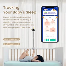 Smart Baby Monitor Camera with 2K Video Audio Sleep Tracking Night Vision Two-Way Talk Motion-Tracking IP Baby Cam Wireless
Smart Baby Monitor Camera with 2K Video Audio Sleep Tracking Night Vision Two-Way Talk Motion-Tracking IP Baby Cam Wireless