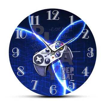 Lightning Gamepad Playroom Wall Clock Video Game Controller Designer Gamer Clock Wall Watch Gaming Room Joystick Wall Art Decor
Lightning Gamepad Playroom Wall Clock Video Game Controller Designer Gamer Clock Wall Watch Gaming Room Joystick Wall Art Decor