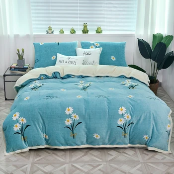 1pc Winter Soft Warm Coral Velvet Quilt Cover AB Side Milk Fleece Duvet Cover Bed Cover Thicken Warm Duvet Bedding Case
1pc Winter Soft Warm Coral Velvet Quilt Cover AB Side Milk Fleece Duvet Cover Bed Cover Thicken Warm Duvet Bedding Case