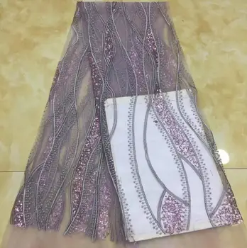 Nigerian lace fabric Hot selling JIANXI.C-105607 with sequins embroidery African net fabric for party dress
Nigerian lace fabric Hot selling JIANXI.C-105607 with sequins embroidery African net fabric for party dress
