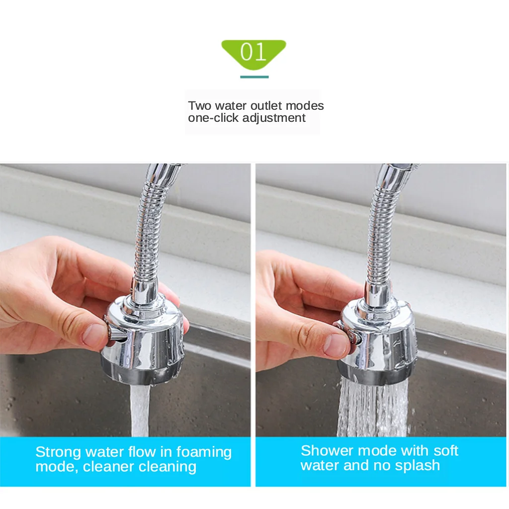 Stainless Steel Home Faucet Splash Head Mouth Kitchen Household Tap Water Filter Extension Extender Shower Stainless Steel Home Faucet Splash Head Mouth Kitchen Household Tap Water Filter Extension Extender Shower